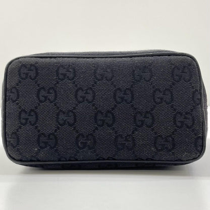 【中古】GUCCI | グッチ GGキャンバス ミニハンドバッグ アクセサリーポーチ コスメポーチ 039・1147・002122 ブラック【尾張小牧店】