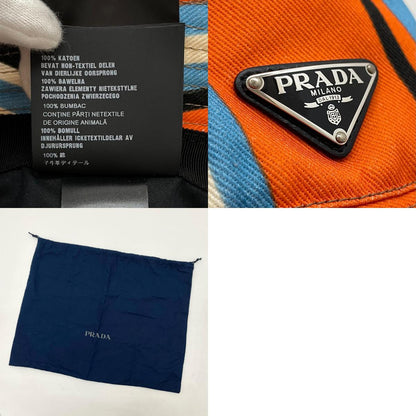 【中古】PRADA | プラダ バケットハット ストライプ マルチカラー サイズ：XL【尾張小牧店】