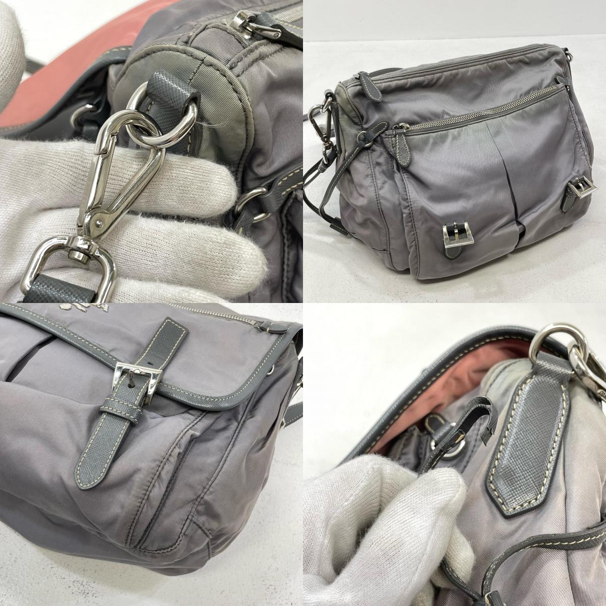 PRADA | プラダ ショルダーバッグ グレー【尾張小牧店】