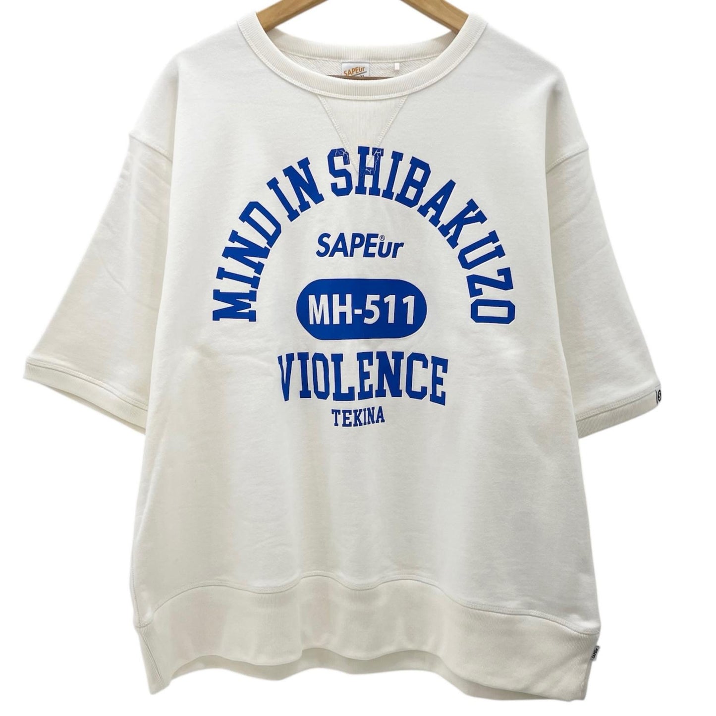 【中古】SAPEur | サプール　MASATOSHI HAMADA 半袖スウェット ホワイト サイズ：XL【尾張小牧店】