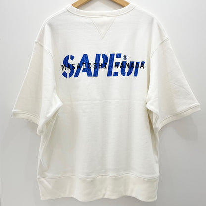 【中古】SAPEur | サプール　MASATOSHI HAMADA 半袖スウェット ホワイト サイズ：XL【尾張小牧店】