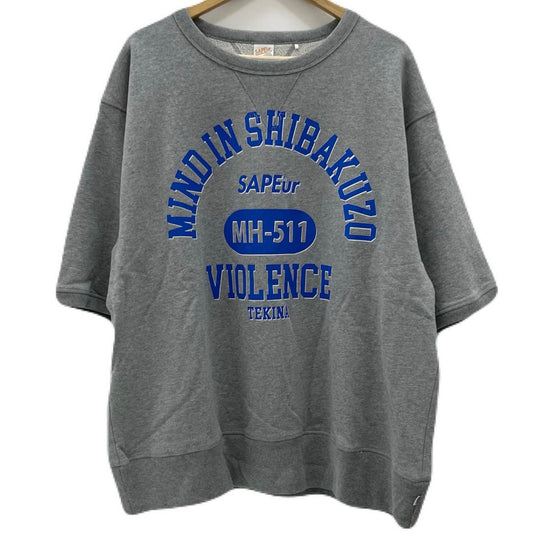 【中古】SAPEur | サプール　MASATOSHI HAMADA 半袖スウェット グレー サイズ：XL【尾張小牧店】