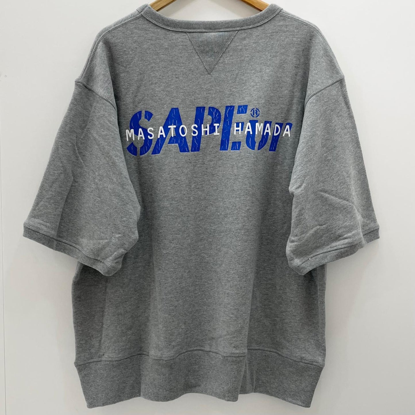 【中古】SAPEur | サプール　MASATOSHI HAMADA 半袖スウェット グレー サイズ：XL【尾張小牧店】
