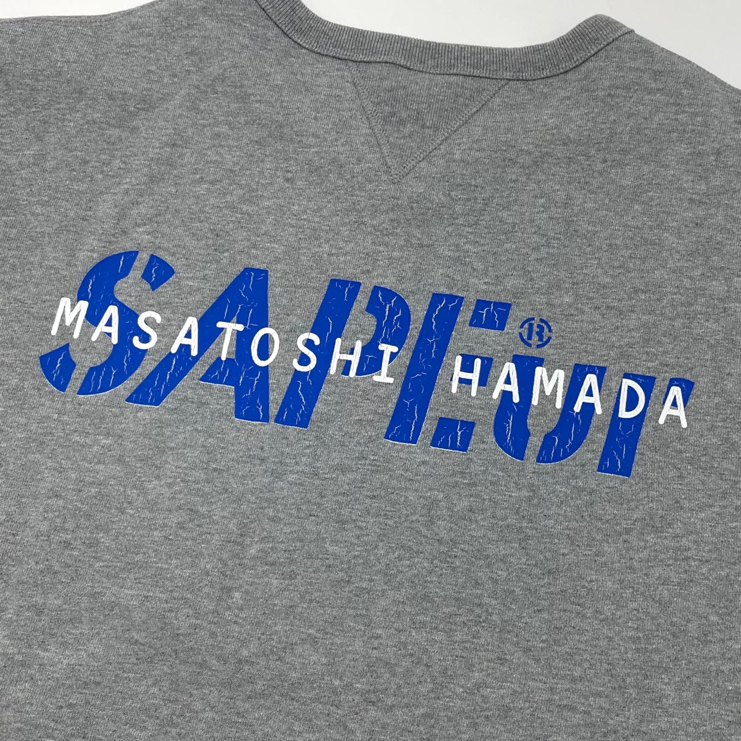 【中古】SAPEur | サプール　MASATOSHI HAMADA 半袖スウェット グレー サイズ：XL【尾張小牧店】