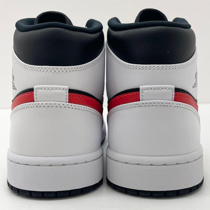 【中古】NIKE | ナイキ Air Jordan 1 Mid "Black/Chile Red/White"　エアジョーダン1 ミッド "ブラック/チリレッド/ホワイト"　スニーカー 靴　554724-075 ホワイト×ブラック×レッド 29cm【尾張小牧店】