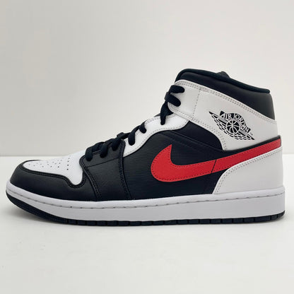 【中古】NIKE | ナイキ Air Jordan 1 Mid "Black/Chile Red/White"　エアジョーダン1 ミッド "ブラック/チリレッド/ホワイト"　スニーカー 靴　554724-075 ホワイト×ブラック×レッド 29cm【尾張小牧店】