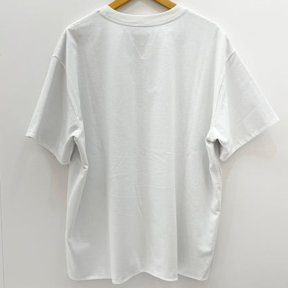【中古】BOTTEGA VENETA | ボッテガヴェネタ ダブルレイヤー ストライプ 半袖Ｔシャツ 754683 V41U0 ホワイト サイズ：XL【尾張小牧店】