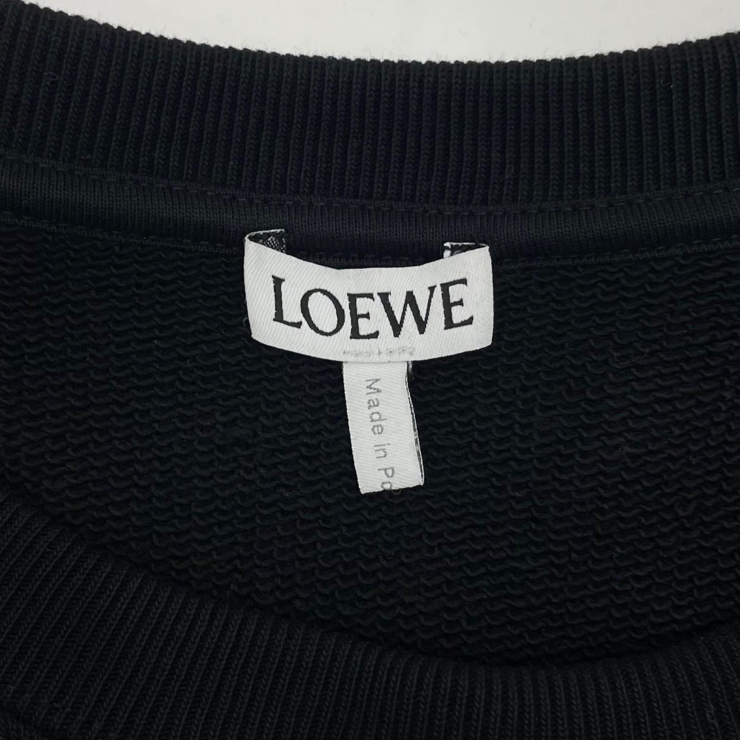 【中古】LOEWE | ロエベ ANAGRAM SWEAT 長袖スウェット H526Y24107 ブラック サイズ：M【尾張小牧店】