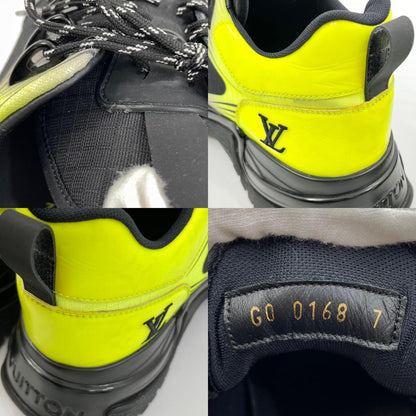 【中古】LOUIS VUITTON | ルイ・ヴィトン ランアウェイ パルスライン スニーカー 1A4K49 イエロー×ブラック サイズ：7【尾張小牧店】