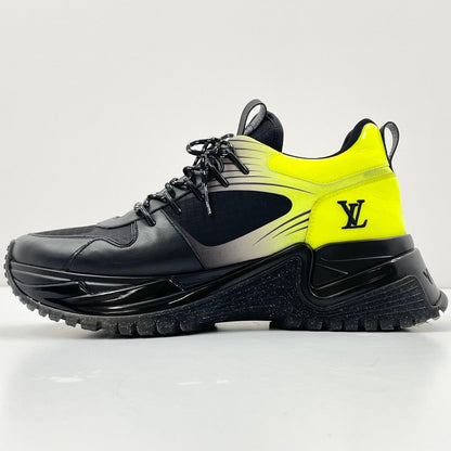 【中古】LOUIS VUITTON | ルイ・ヴィトン ランアウェイ パルスライン スニーカー 1A4K49 イエロー×ブラック サイズ：7【尾張小牧店】