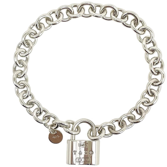 【中古】Tiffany&co | ティファニー 1837 カデナロック パドロック 南京錠 ブレスレット 925SILVER シルバー【尾張小牧店】