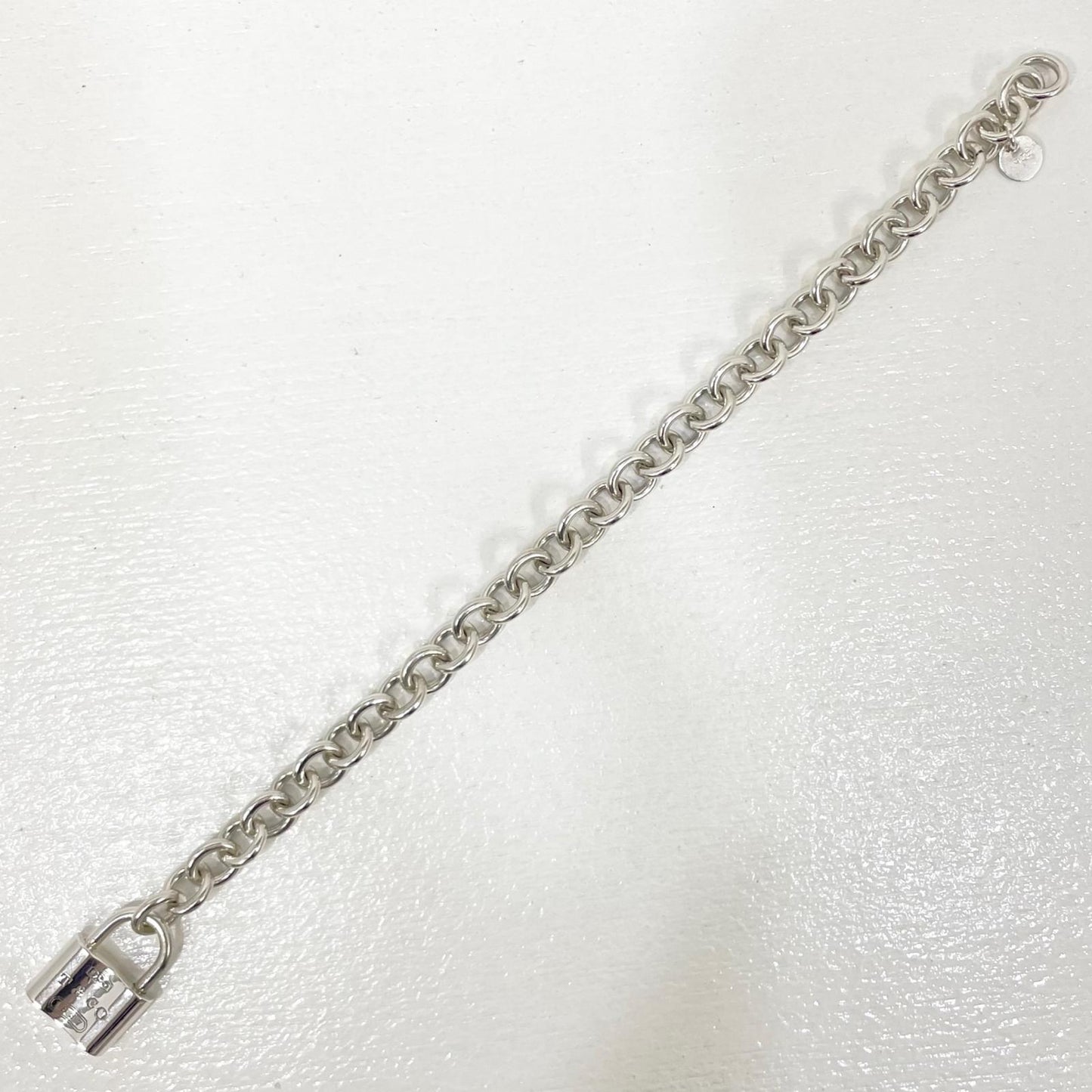 【中古】Tiffany&co | ティファニー 1837 カデナロック パドロック 南京錠 ブレスレット 925SILVER シルバー【尾張小牧店】