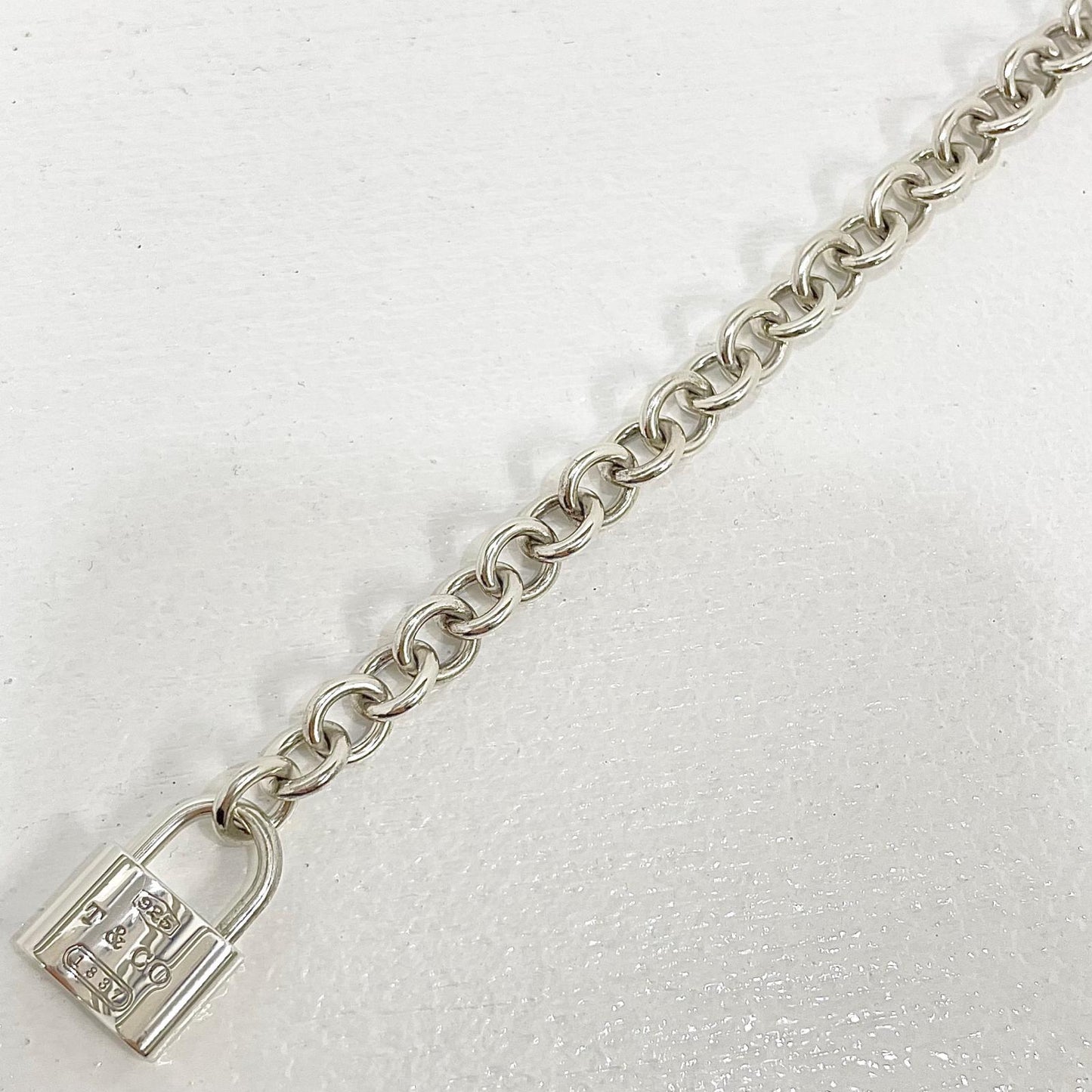 【中古】Tiffany&co | ティファニー 1837 カデナロック パドロック 南京錠 ブレスレット 925SILVER シルバー【尾張小牧店】