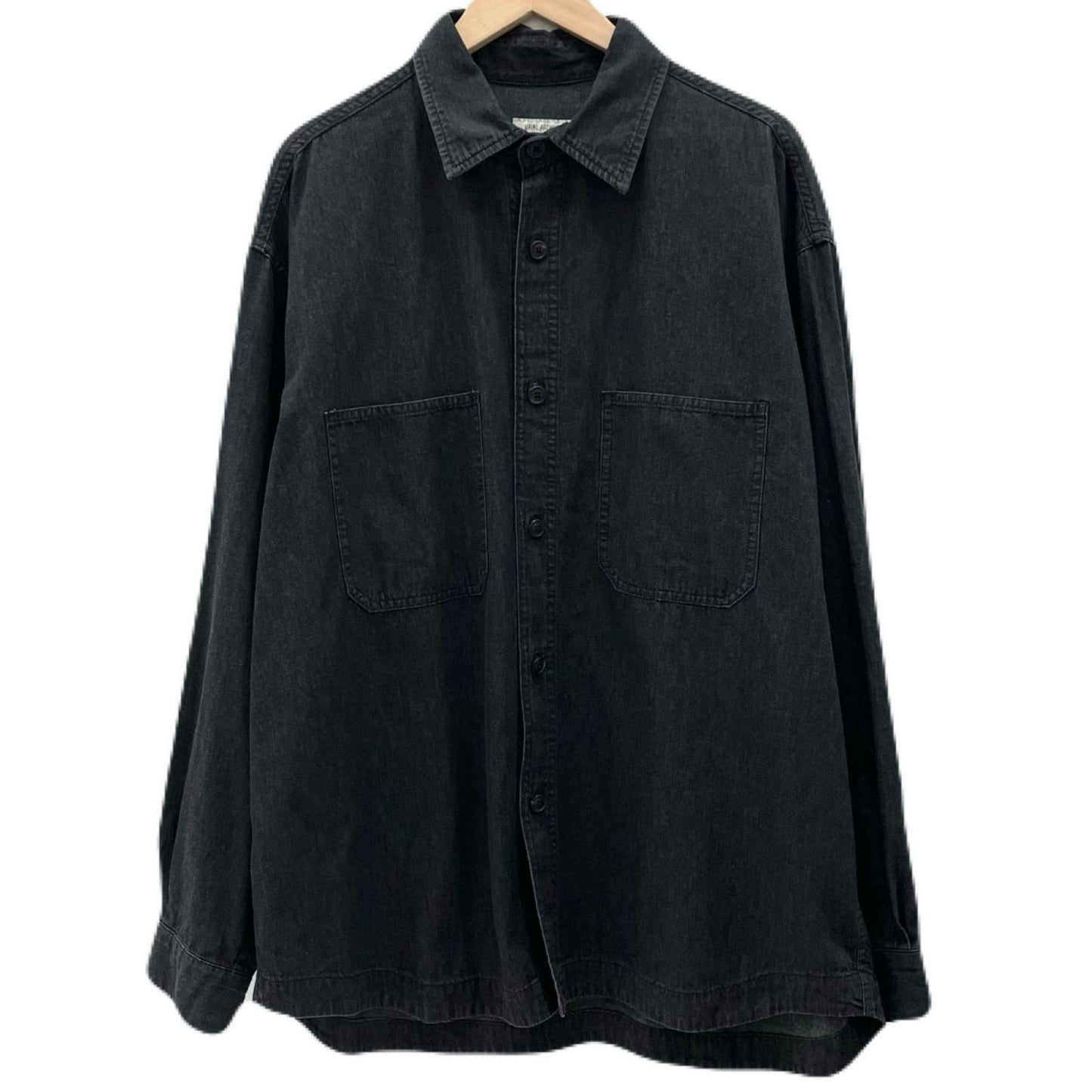 【中古】VAINL ARCHIVE | ヴァイナルアーカイブ　25SS 長袖シャツ VAS25S003 ブラック サイズ：L【尾張小牧店】