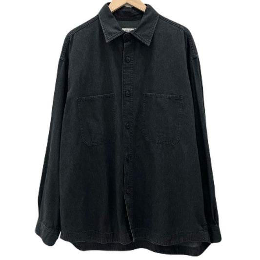 【中古】VAINL ARCHIVE | ヴァイナルアーカイブ　25SS 長袖シャツ VAS25S003 ブラック サイズ：L【尾張小牧店】