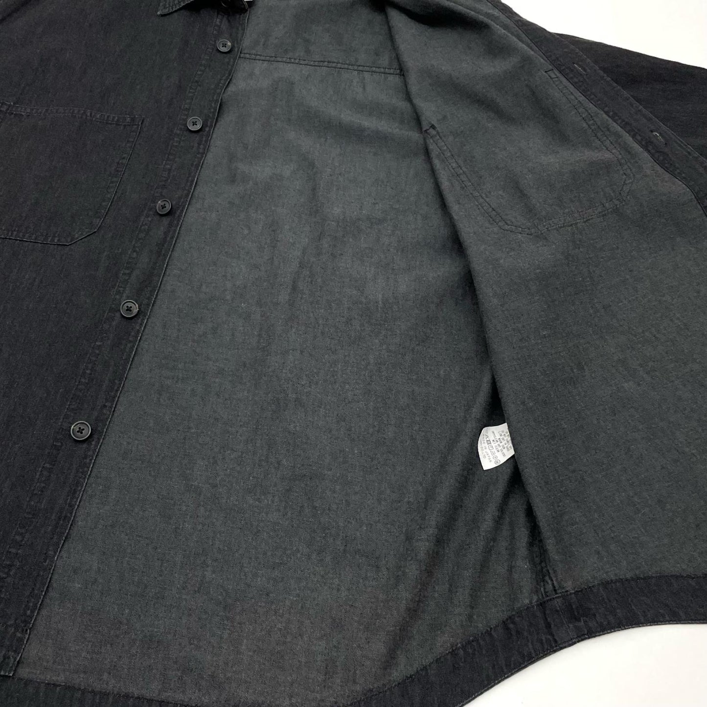 【中古】VAINL ARCHIVE | ヴァイナルアーカイブ　25SS 長袖シャツ VAS25S003 ブラック サイズ：L【尾張小牧店】