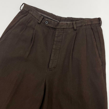 【中古】MAATEE&SONS | マーティーアンドサンズ スラックス パンツ MTLI5303-0201 ブラウン サイズ：2【尾張小牧店】
