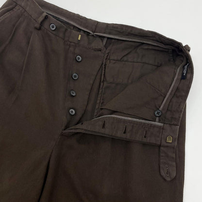 【中古】MAATEE&SONS | マーティーアンドサンズ スラックス パンツ MTLI5303-0201 ブラウン サイズ：2【尾張小牧店】