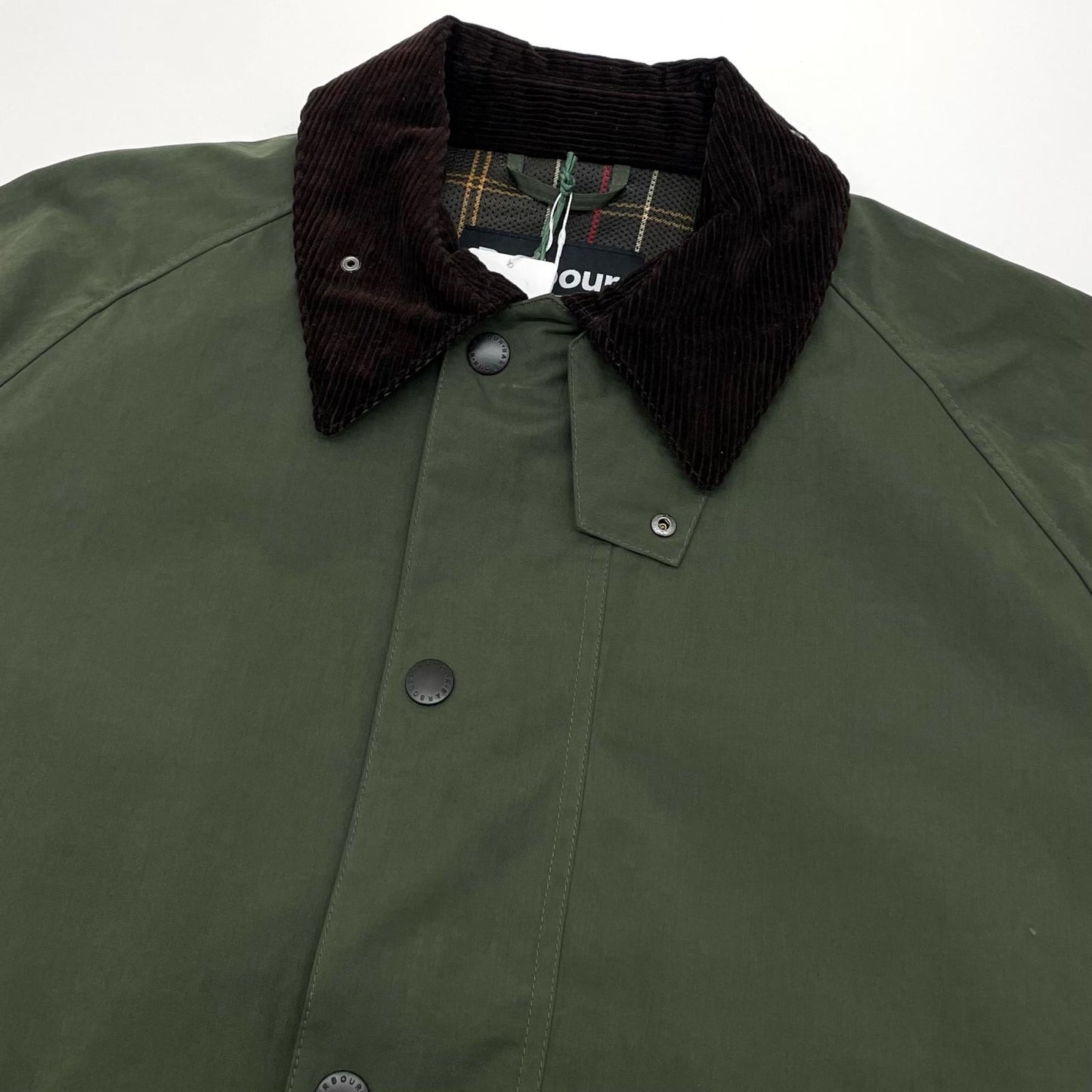 【中古】Barbour | バーブァー TRANSPORT ピーチスキン コットン ショートレングスブルゾン 261MCA0931 カーキ サイズ：40【尾張小牧店】