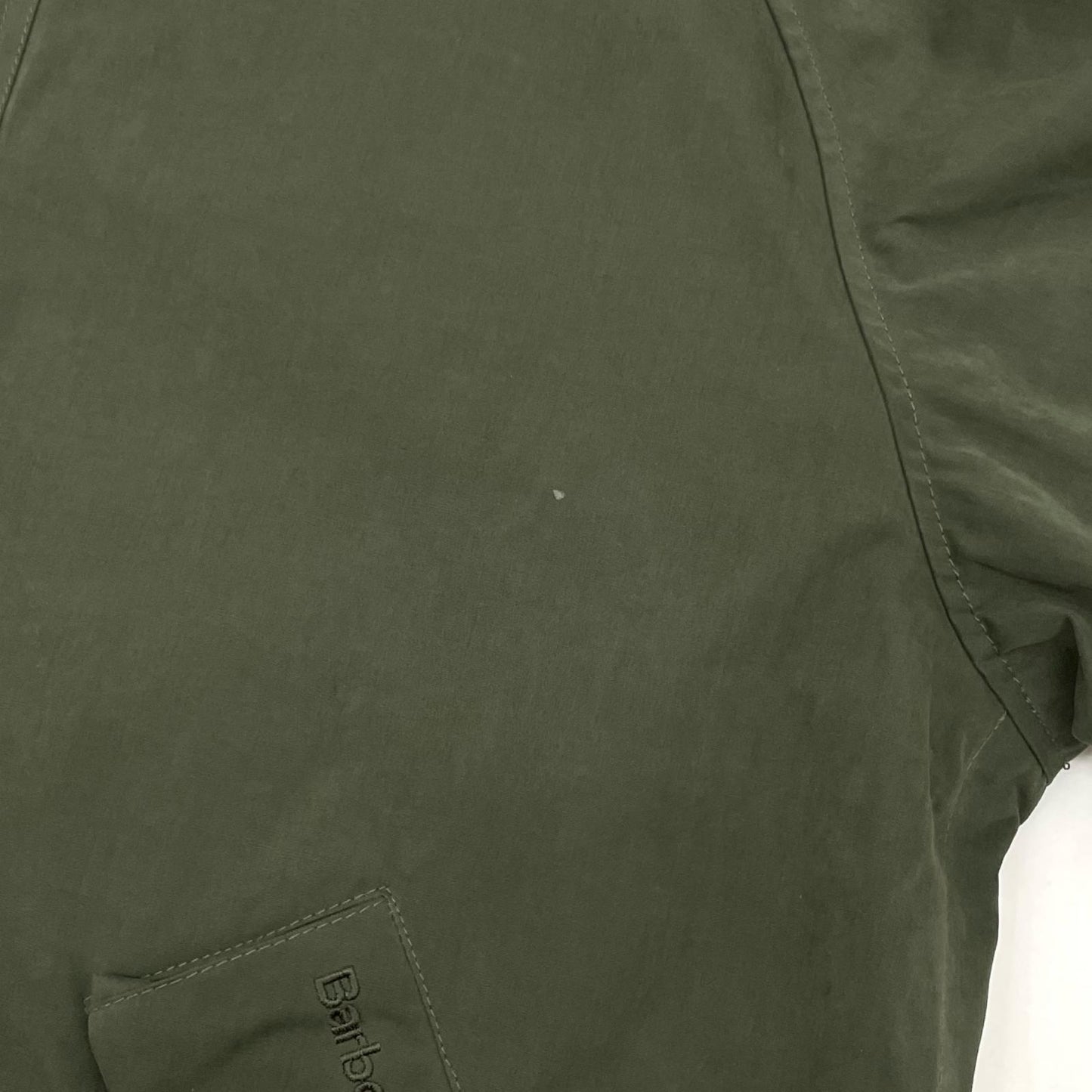 【中古】Barbour | バーブァー TRANSPORT ピーチスキン コットン ショートレングスブルゾン 261MCA0931 カーキ サイズ：40【尾張小牧店】