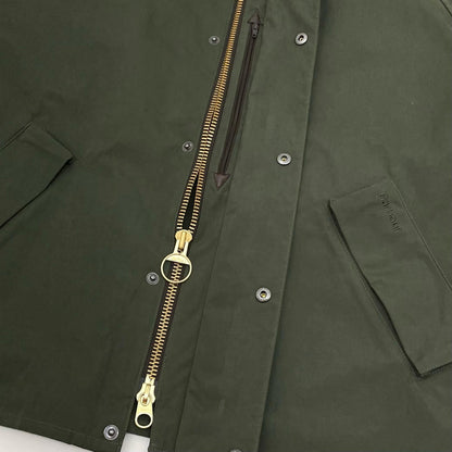 【中古】Barbour | バーブァー TRANSPORT ピーチスキン コットン ショートレングスブルゾン 261MCA0931 カーキ サイズ：40【尾張小牧店】