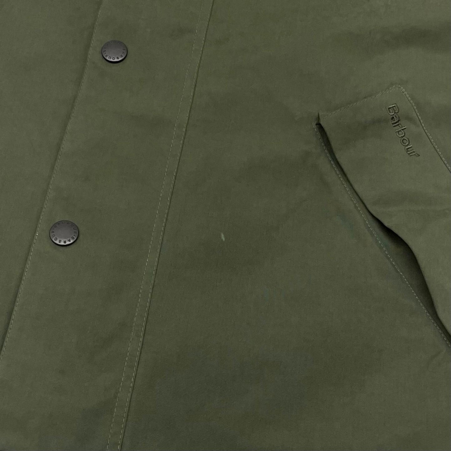 【中古】Barbour | バーブァー TRANSPORT ピーチスキン コットン ショートレングスブルゾン 261MCA0931 カーキ サイズ：40【尾張小牧店】