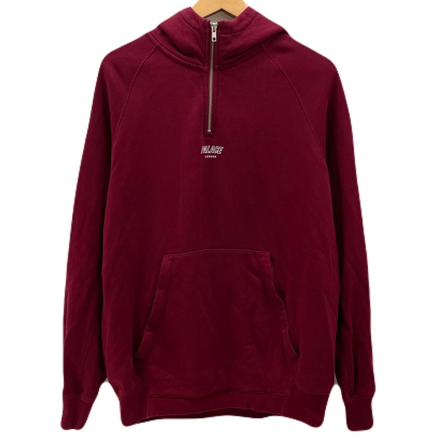 【中古】PALACE SKATEBOARDS | パレススケートボード Q-ZIP HOOD 長袖スウェットパーカー ボルドー/バーガンディー サイズ：M【尾張小牧店】