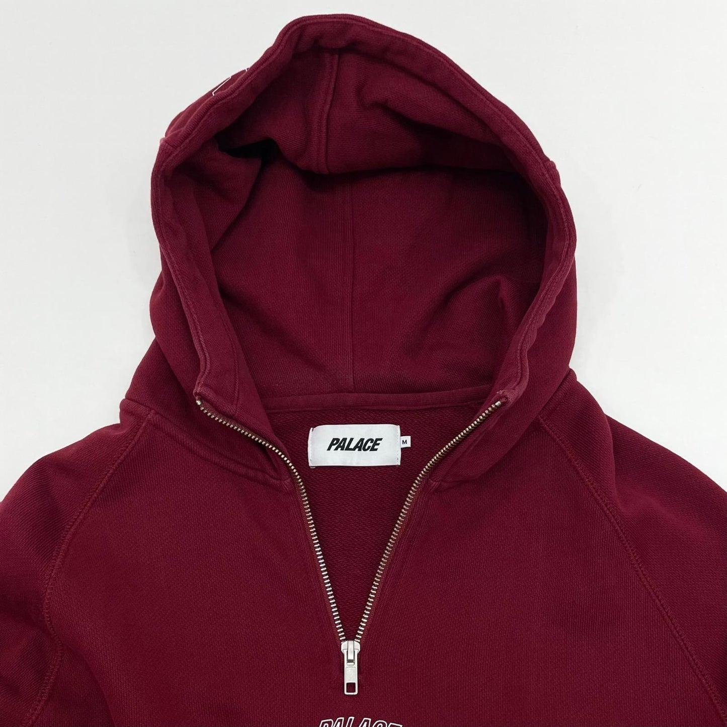 【中古】PALACE SKATEBOARDS | パレススケートボード Q-ZIP HOOD 長袖スウェットパーカー ボルドー/バーガンディー サイズ：M【尾張小牧店】