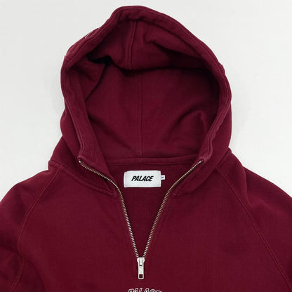 【中古】PALACE SKATEBOARDS | パレススケートボード Q-ZIP HOOD 長袖スウェットパーカー ボルドー/バーガンディー サイズ：M【尾張小牧店】