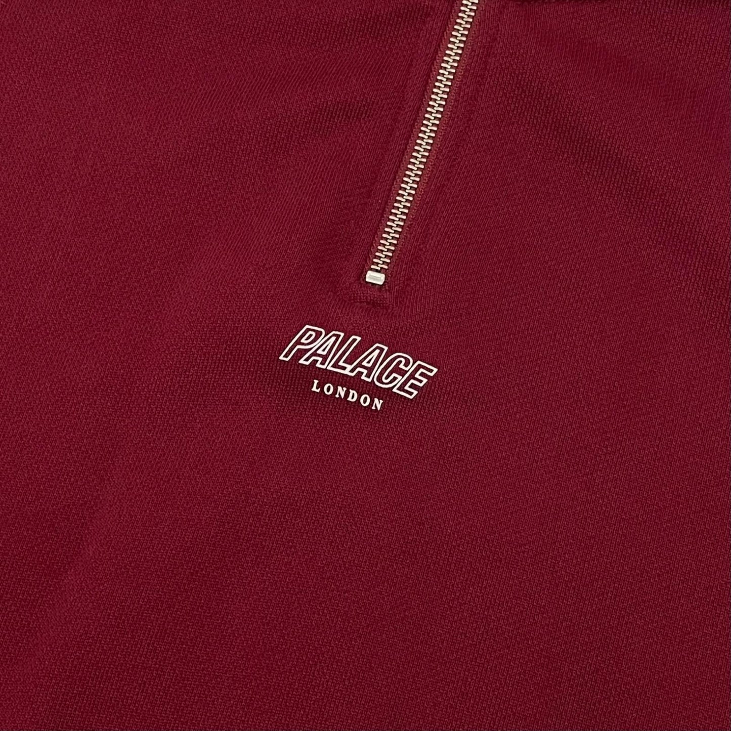 【中古】PALACE SKATEBOARDS | パレススケートボード Q-ZIP HOOD 長袖スウェットパーカー ボルドー/バーガンディー サイズ：M【尾張小牧店】