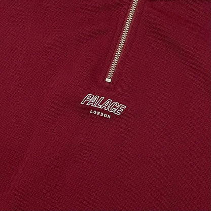 【中古】PALACE SKATEBOARDS | パレススケートボード Q-ZIP HOOD 長袖スウェットパーカー ボルドー/バーガンディー サイズ：M【尾張小牧店】