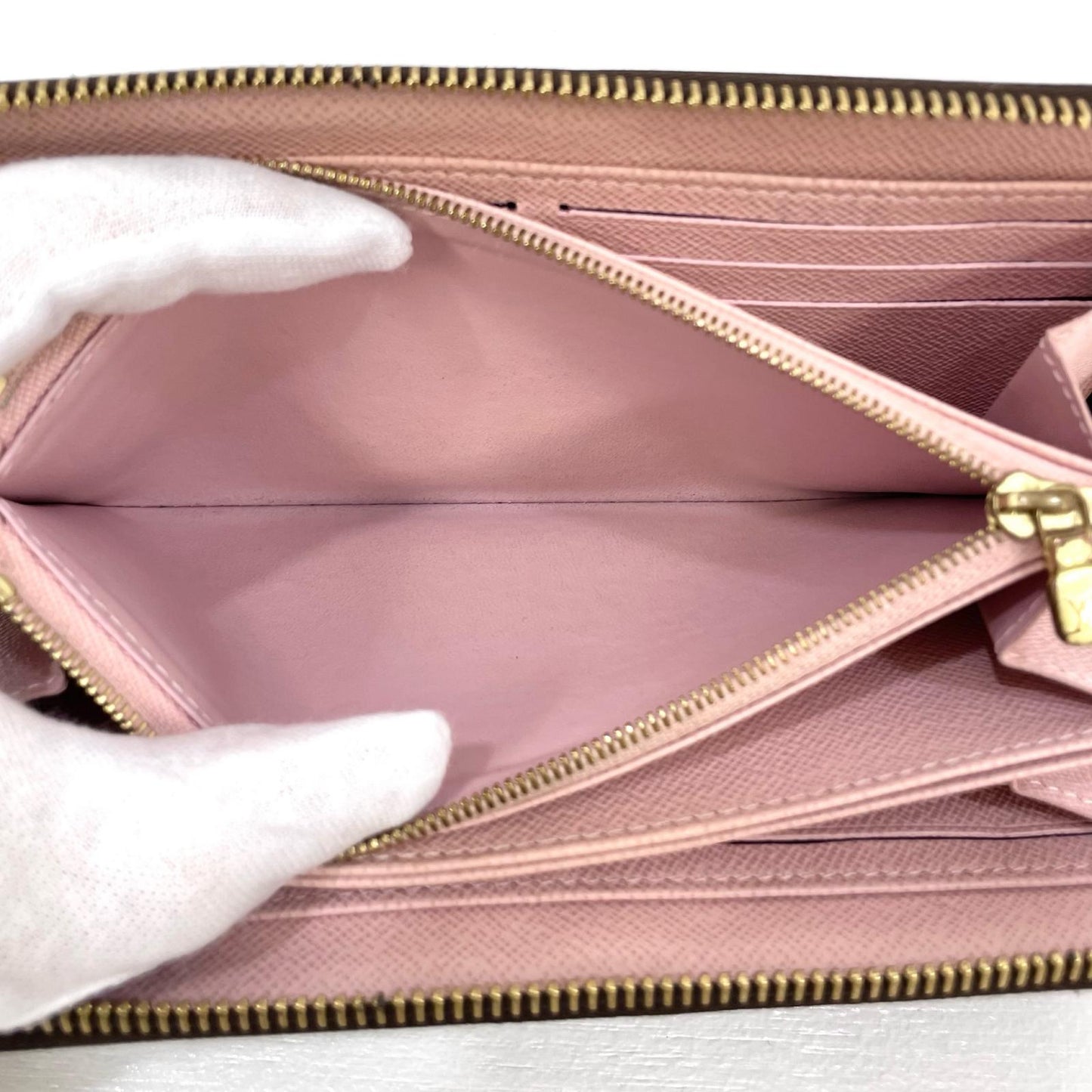 LOUIS VUITTON | ルイ・ヴィトン 長財布 ブラウン×ピンク【尾張小牧店】