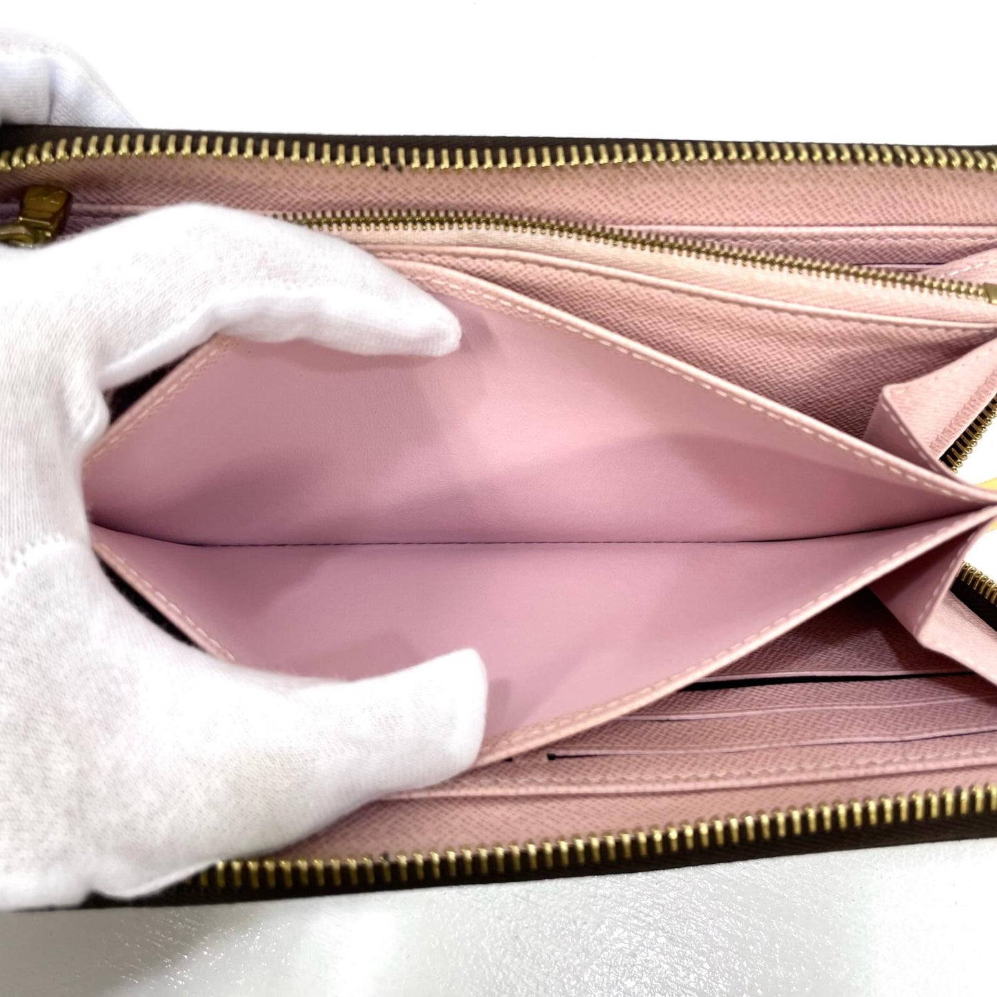 LOUIS VUITTON | ルイ・ヴィトン 長財布 ブラウン×ピンク【尾張小牧店】