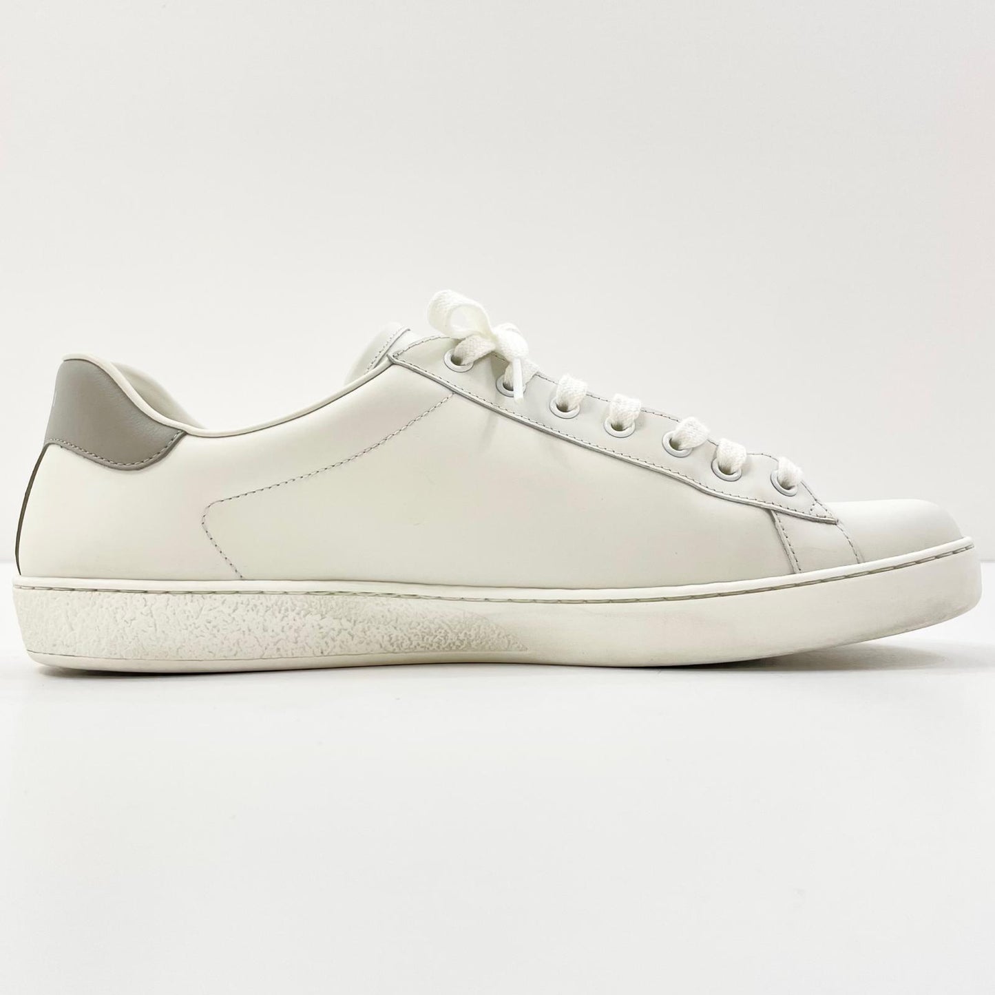 【中古】GUCCI | グッチ ローカットスニーカー エース インターロッキングG 牛革 カーフ 599147 ホワイト【尾張小牧店】