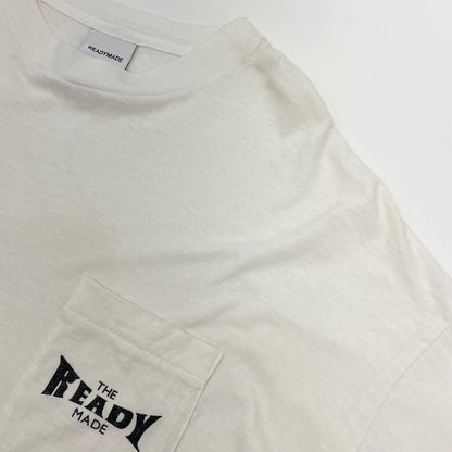 【中古】READYMADE | レディメイド　24SS SS T-SHIRT POCKET/WHITE 半袖Ｔシャツ RE-CO-WH-00-00-277 ホワイト サイズ：XXXL【尾張小牧店】