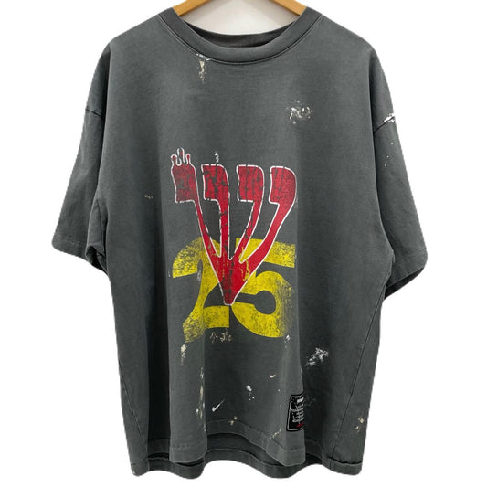 【中古】RIVINGTON roi Rebis(RRR123) | リヴィントン・ロイ・レビス(トリプルアール)　25SS LOVE STUFF TEE 半袖Ｔシャツ LVST-SS17 グレー サイズ：M【尾張小牧店】