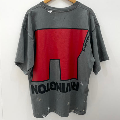 【中古】RIVINGTON roi Rebis(RRR123) | リヴィントン・ロイ・レビス(トリプルアール)　25SS LOVE STUFF TEE 半袖Ｔシャツ LVST-SS17 グレー サイズ：M【尾張小牧店】