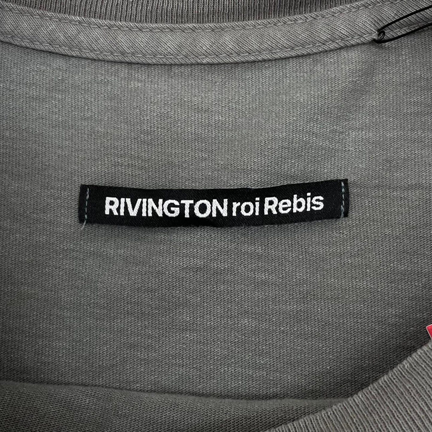 【中古】RIVINGTON roi Rebis(RRR123) | リヴィントン・ロイ・レビス(トリプルアール)　25SS LOVE STUFF TEE 半袖Ｔシャツ LVST-SS17 グレー サイズ：M【尾張小牧店】
