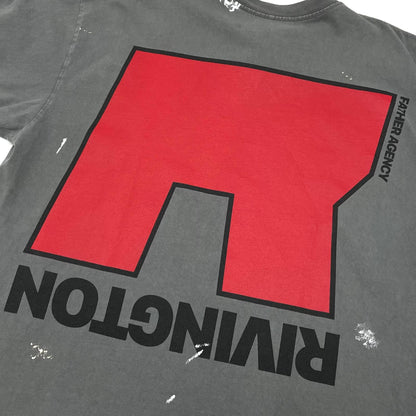 【中古】RIVINGTON roi Rebis(RRR123) | リヴィントン・ロイ・レビス(トリプルアール)　25SS LOVE STUFF TEE 半袖Ｔシャツ LVST-SS17 グレー サイズ：M【尾張小牧店】