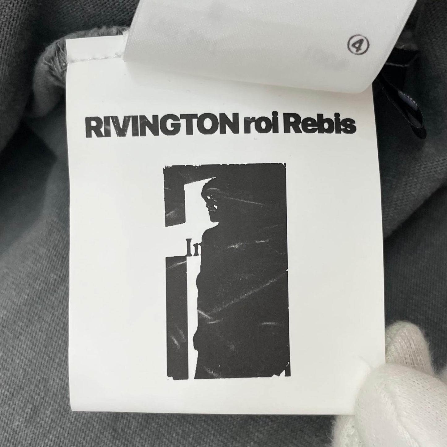 【中古】RIVINGTON roi Rebis(RRR123) | リヴィントン・ロイ・レビス(トリプルアール)　25SS LOVE STUFF TEE 半袖Ｔシャツ LVST-SS17 グレー サイズ：M【尾張小牧店】