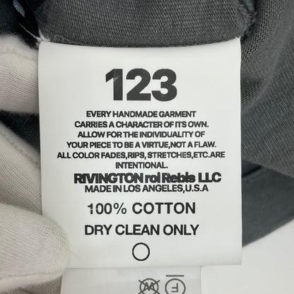 【中古】RIVINGTON roi Rebis(RRR123) | リヴィントン・ロイ・レビス(トリプルアール)　25SS LOVE STUFF TEE 半袖Ｔシャツ LVST-SS17 グレー サイズ：M【尾張小牧店】