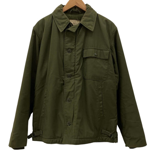 【中古】MILITARY衣料 | ミリタリーイリョウ A-2 ステンシル　デッキジャケット ミリタリージャケット カーキ サイズ：M【尾張小牧店】
