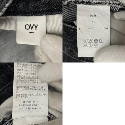 【中古】OVY | オヴィー Japan Black Baggy Denim Pants デニムパンツ ブラック サイズ：XL【尾張小牧店】