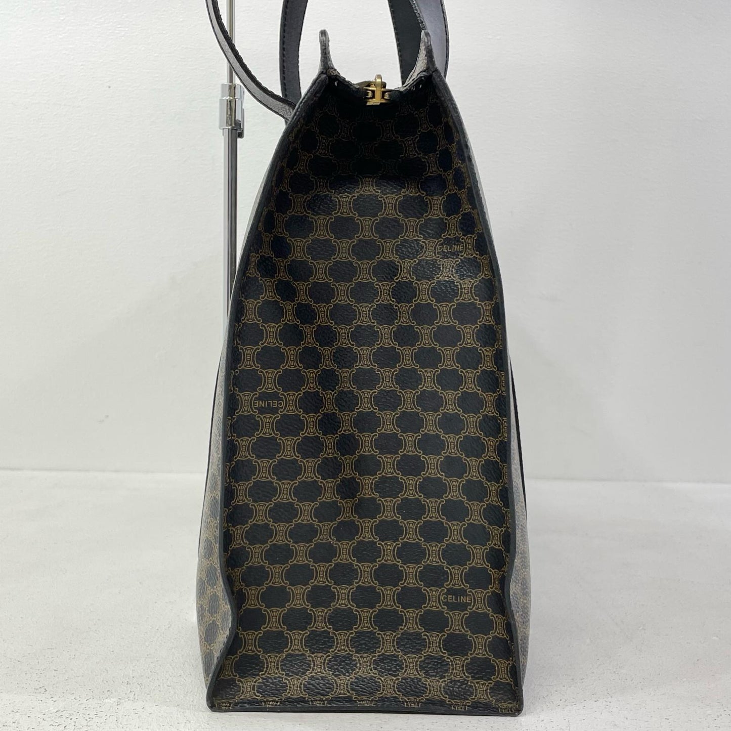 CELINE | セリーヌ トートバッグ ブラック×ブラウン【尾張小牧店】
