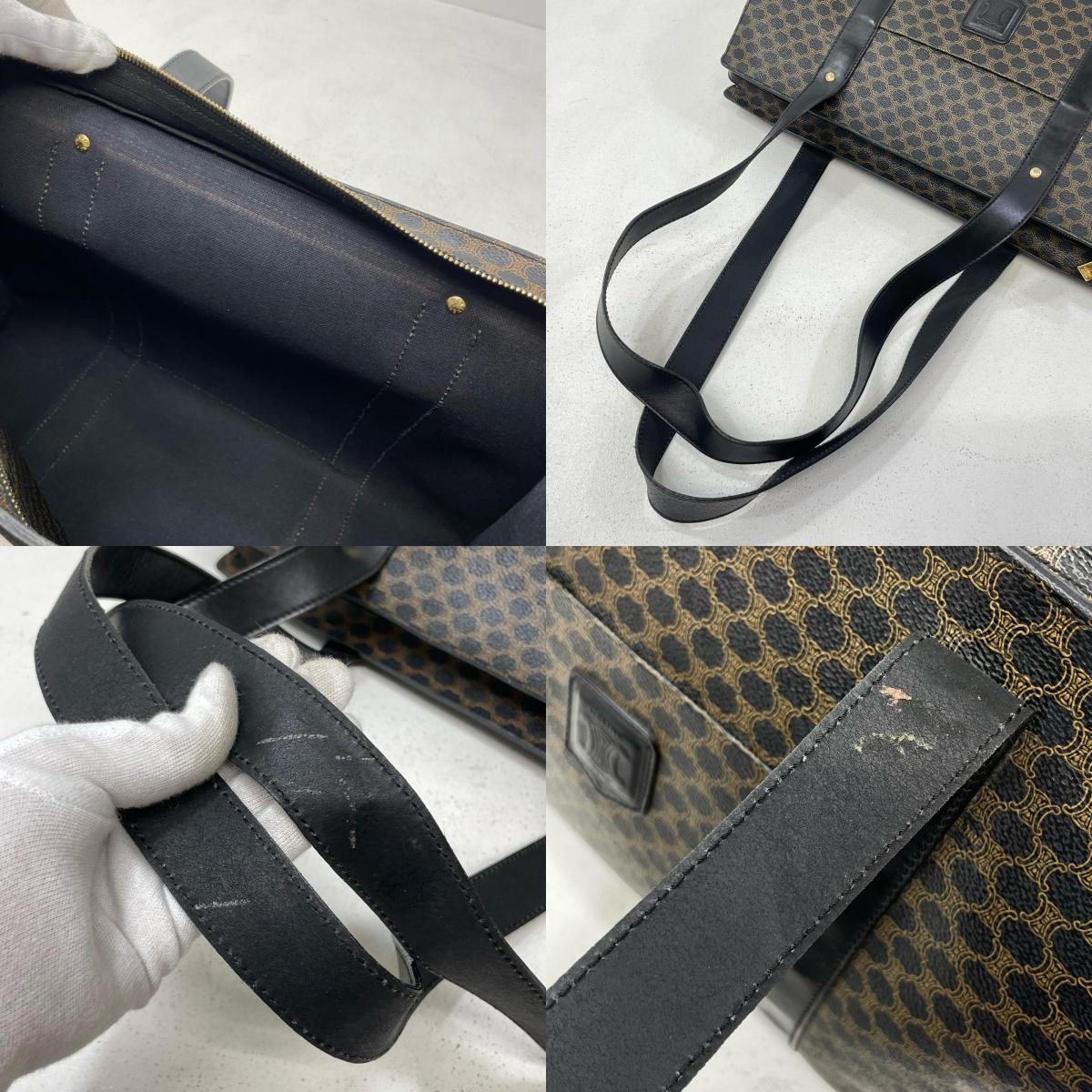 CELINE | セリーヌ トートバッグ ブラック×ブラウン【尾張小牧店】
