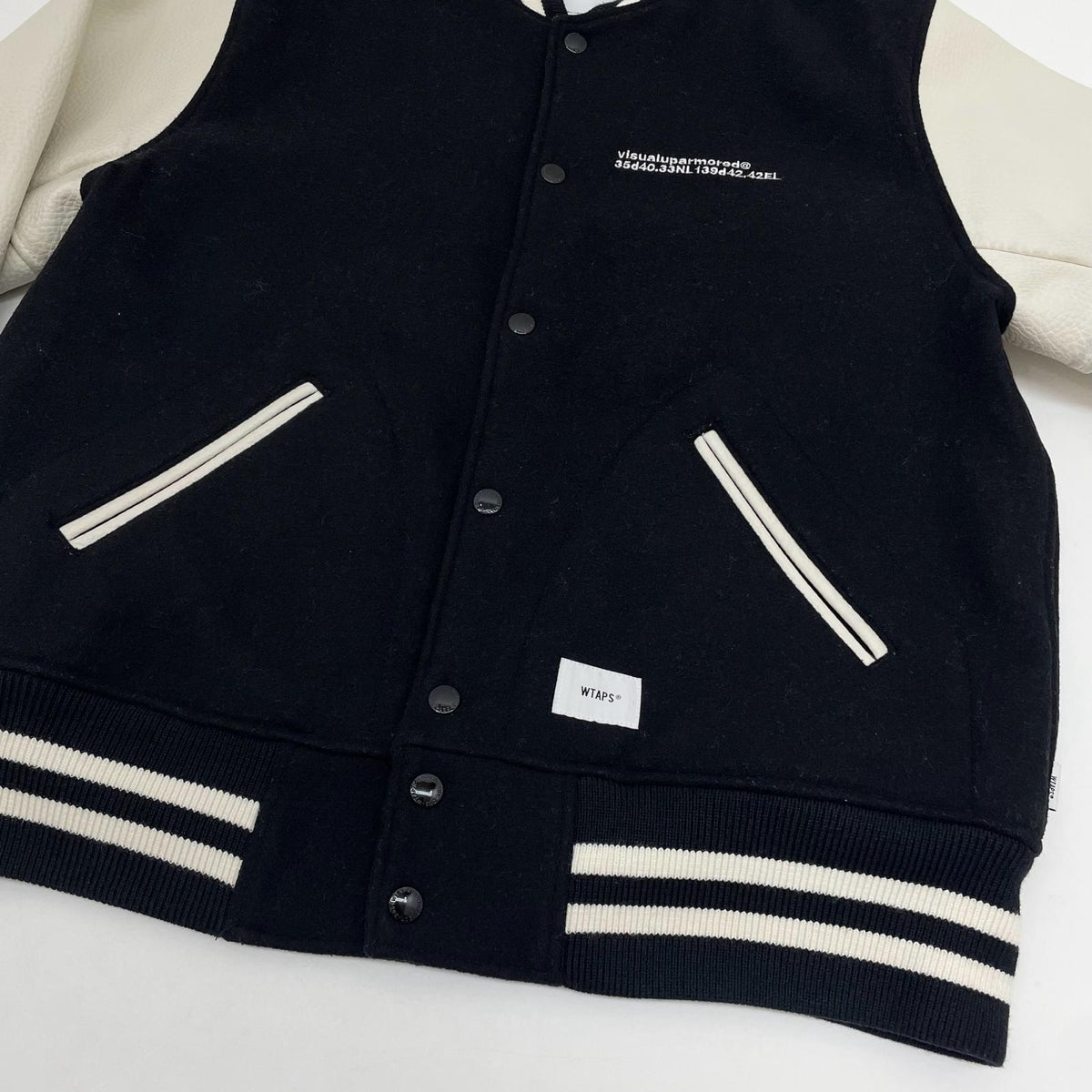 【中古】W)TAPS | ダブルタップス スタジャン ブラック×ホワイト サイズ：2【尾張小牧店】