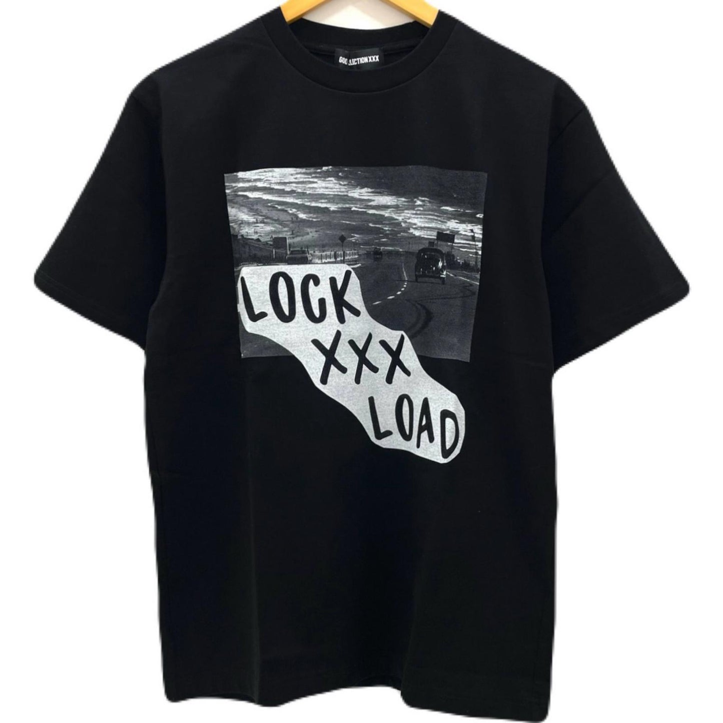 GOD SELECTION XXX | ゴッドセレクショントリプルエックス GX-A23-ST-15 半袖Ｔシャツ ブラック サイズ：S【尾張小牧店】