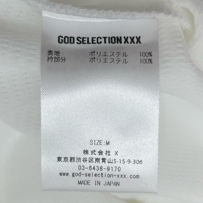 GOD SELECTION XXX | ゴッドセレクショントリプルエックス GX-S25-CS-02 ポロシャツ ホワイト サイズ：M【尾張小牧店】