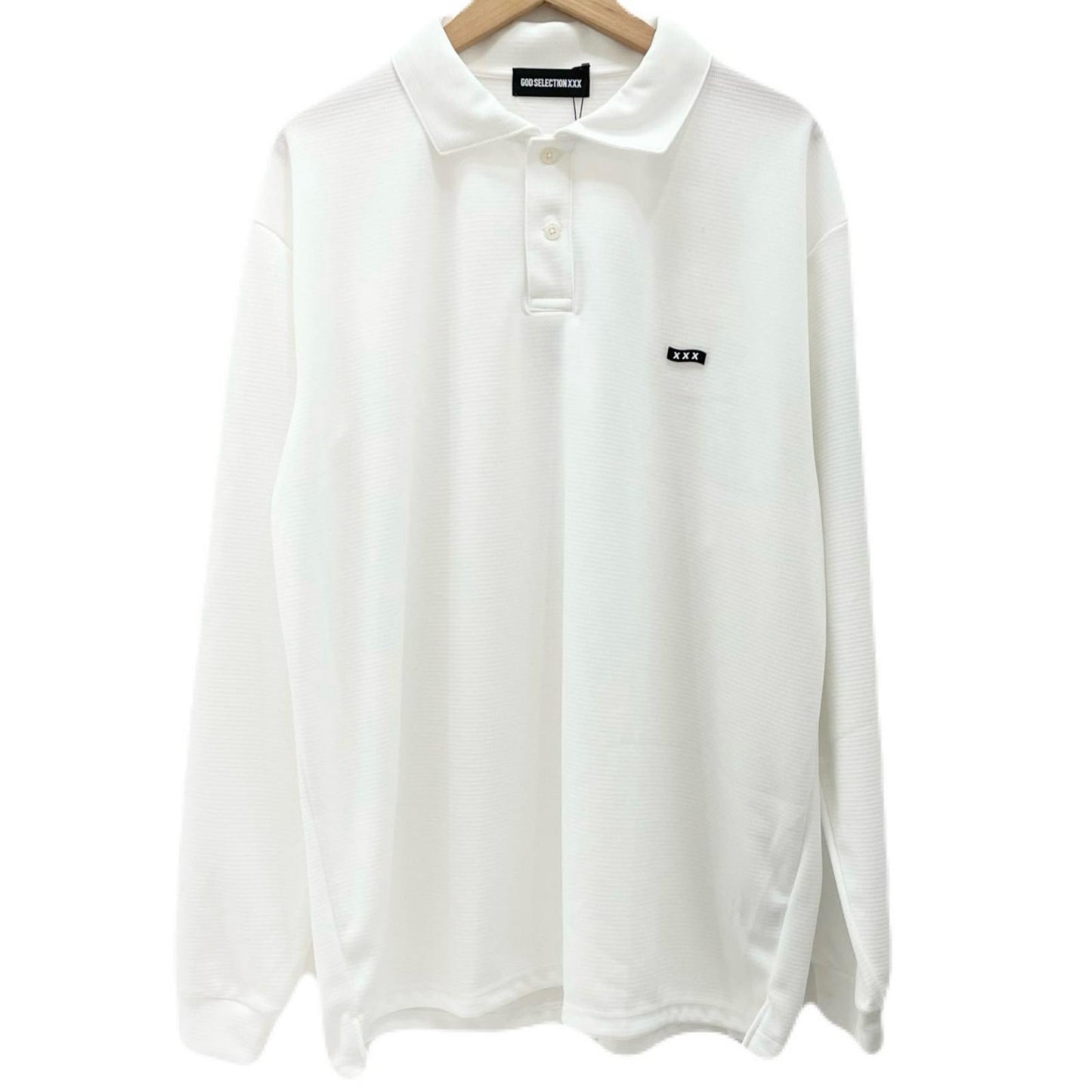 GOD SELECTION XXX | ゴッドセレクショントリプルエックス GX-S25-CS-02 ポロシャツ ホワイト サイズ：XL【尾張小牧店】