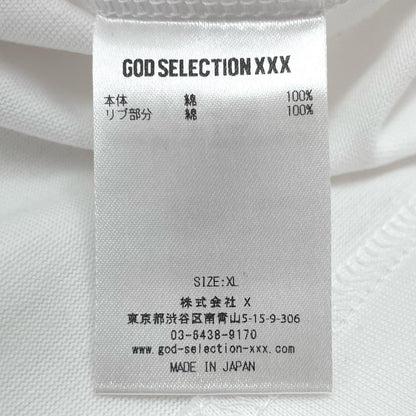 GOD SELECTION XXX | ゴッドセレクショントリプルエックス GX-S25-LT-02 長袖Ｔシャツ ホワイト サイズ：XL【尾張小牧店】
